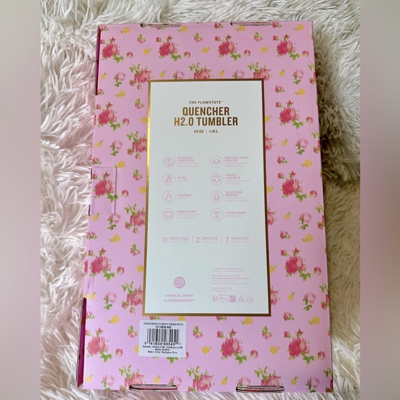 NEW Stanley x LoveShackFancy Ibiza Sunset 40oz Quencher H2.0 FlowState Tumbler - Picture 14 of 14